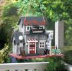 Rustic Biker Bar Birdhouse - Handcrafted Outdoor Garden Decor for Birds