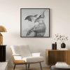 Hand Made Pencil in art Handmade Painting for Wall Decor 'Surge of Freedom'