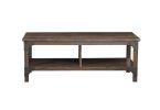 Coffee Table with 1 drawer "Elegant Walnut Coffee Table with Industrial Accents – Durable, Functional, and Stylish Centerpiece for Living Room"